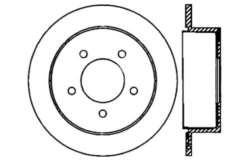 StopTech Drilled Sport Brake Rotor