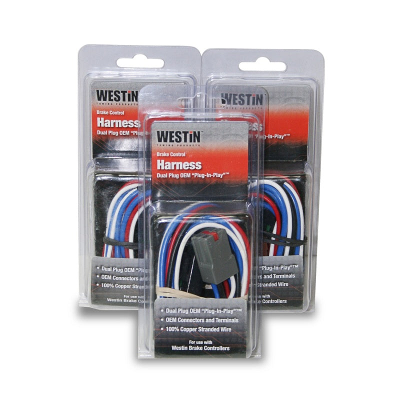 Westin Brake Control Wiring Harness Kit w/7-Way Trailer Connector & Attachment Hardware - Black