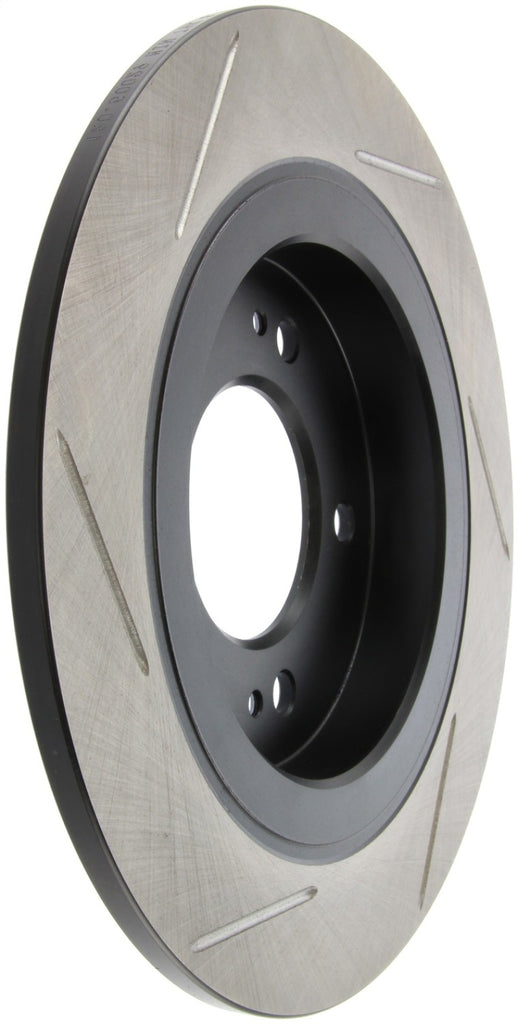 StopTech Slotted Sport Brake Rotor 13-15 Kia Optima w/ Electric Parking Brake - Rear Driver Side