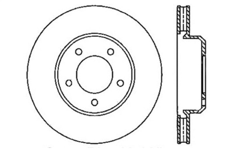 StopTech Drilled Sport Brake Rotor