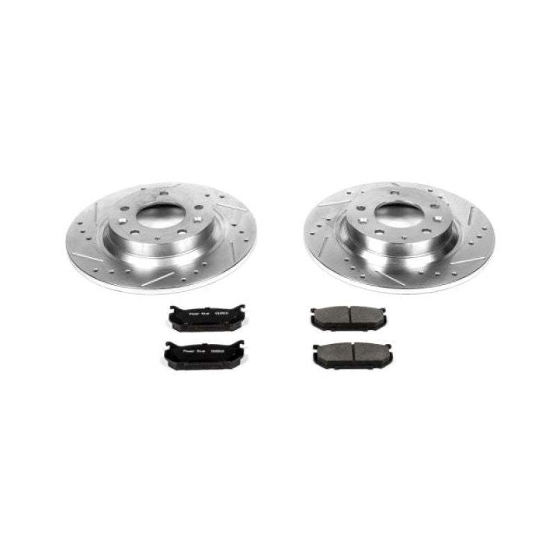 Power Stop 98-02 Mazda 626 Rear Z23 Evolution Sport Brake Kit