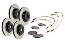 Load image into Gallery viewer, StopTech 2008 Mitsubishi Lancer EVO Front Slotted Sport Brake Kit