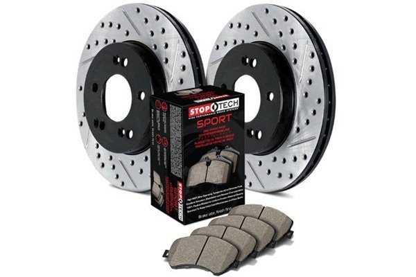 StopTech Audi Rear Drilled & Slotted Sport Brake Kit