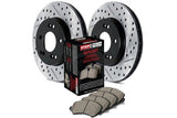 StopTech Audi Rear Drilled & Slotted Sport Brake Kit