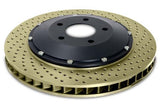 StopTech 09-15 Cadillac CTS-V Slotted Zinc Coated 2-Piece Left Brake Rotor w/ Hardware