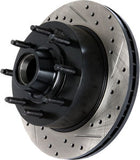 StopTech 07-13 Mustang Shelby / 10-13 GT / 12-13 Boss 302 Fr Right Drilled CRYO-STOP Brake Rotor