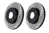 StopTech 6/02-05 Nissan 350Z / 8/02-04 Infiniti Std Brales G35 Four Wheel Slotted Sport Brake Kit
