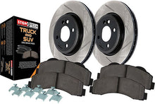 Load image into Gallery viewer, StopTech 07-11 Toyota Tundra 4WH Slotted Sport Brake Kit