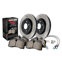 Load image into Gallery viewer, StopTech 05-09 Subaru Legacy Sedan/05-06 Legacy Wagon Rear Slotted Sport Brake Kit
