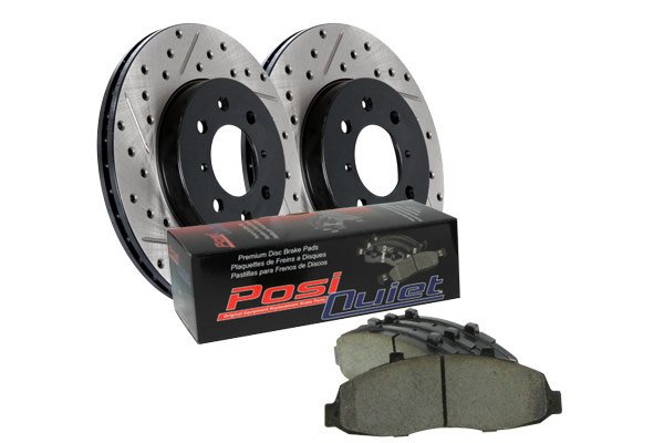 StopTech 04-13 Mazda 3 Drilled and Slotted Street Brake Kit Front and Rear